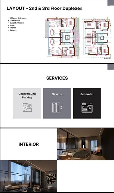FARAYA OYOUN SIMAN PAYMENT FACILITIES duplexes for sale  NEAR SLOPES