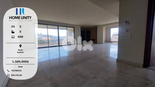 Pent House for Sale in Rabieh, Metn Pent House for Sale in Rabieh, Metn
