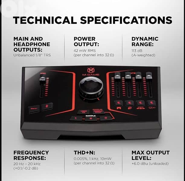 M-GAME Solo USB Audio Interface Mixer  Streaming and Gaming & XLR Mic 6