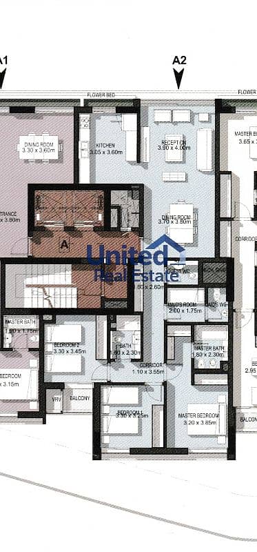 3 Bedrooms Apartment For Sale with Payment Facilities Mar Mkhayel