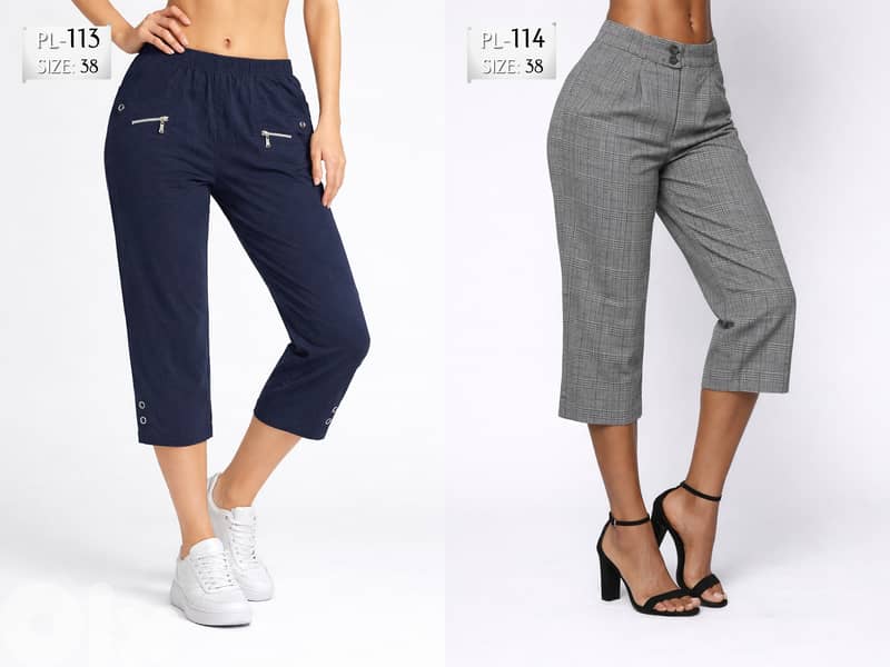 Collection of European Ladies' Capri PANTs 4