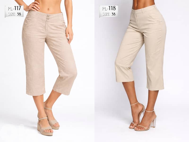Collection of European Ladies' Capri PANTs 6