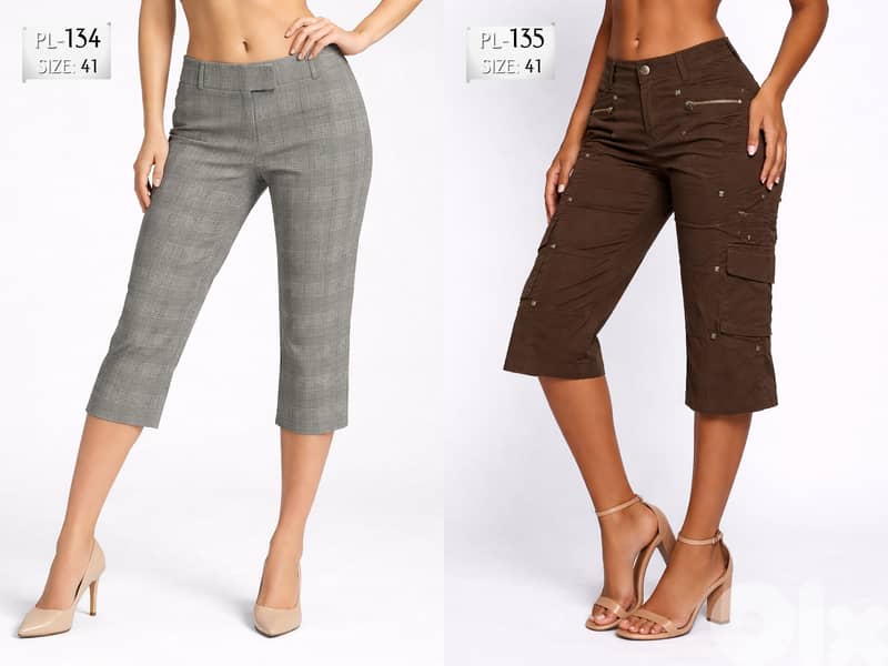 Collection of European Ladies' Capri PANTs 11
