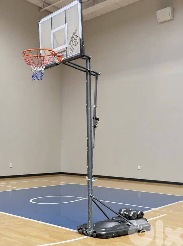 230$ movable basketball hoop Backboard(120x 80cm) 0