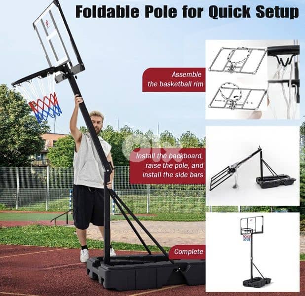 220$ Portable Basketball Stand – Easy & Practical! 0