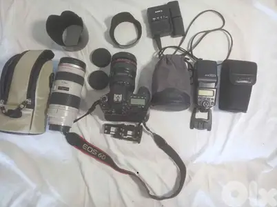 canon 6D with lenses
