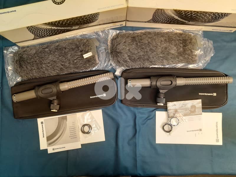 Beyerdynamic MCE86 SII shotgun Mic w/Sennheiser Stand & windshield Set 1