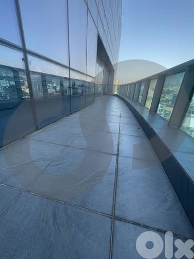 Office/Two terraces with a sea view/PARKING/Dbaye/ضبية/ REF#DF135164 !