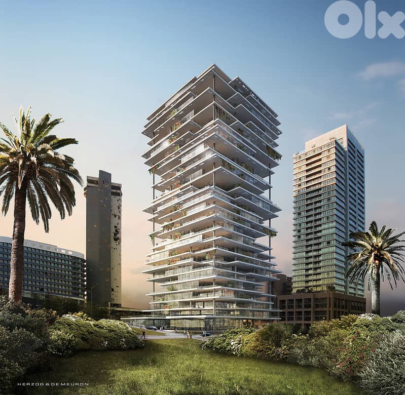 HIGH-END APT IN BEIRUT TERRACES - DOWNTOWN | SEA VIEW |460SQ | BT-1356 0