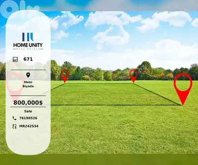671 sqm Residential land is available for sale in Biyada, Metn