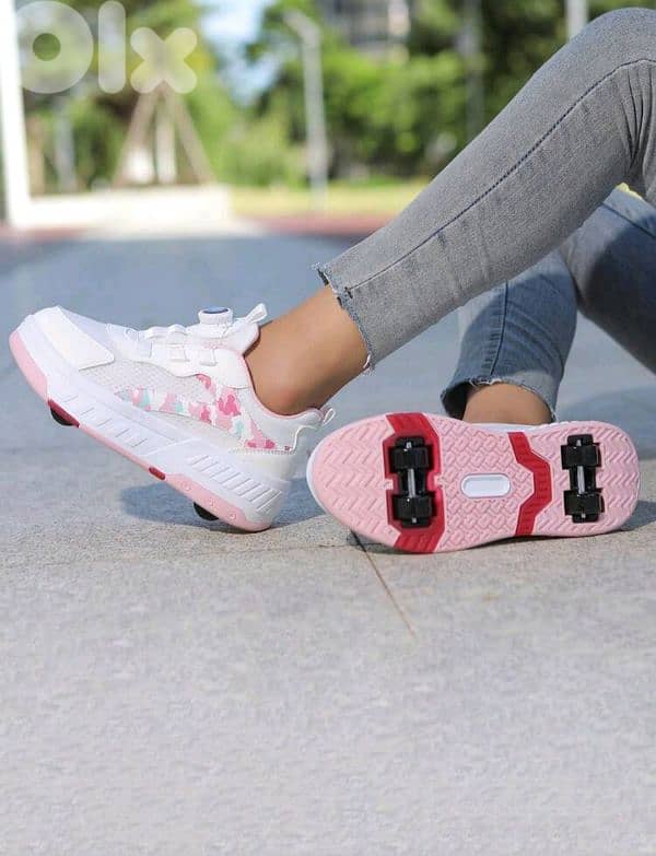 New Roller Shoes 4 Wheel Detachable & Adjustable Sneakers 1