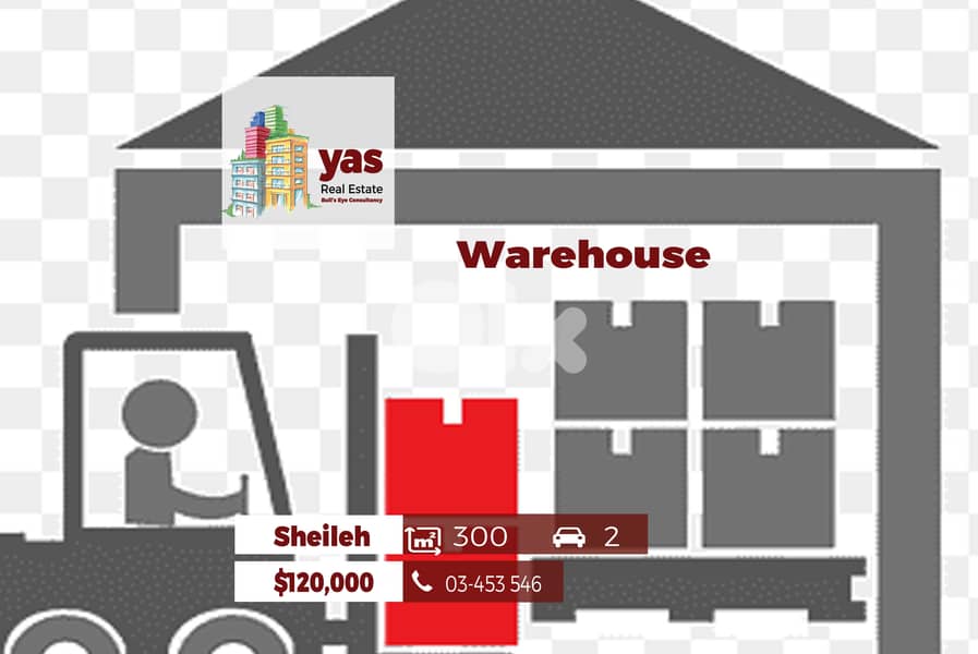 New Sheileh 300m2 | Warehouse | High Ceiling | Prime Location | GA 0