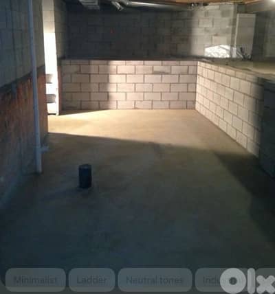 Basement suitable for wharehouse gym or central kitchen badaro