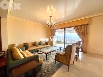 Apartment For Sale in Rabieh With Sea View