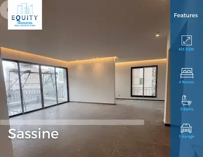 425 SQM Apartment For Sale In Achrafieh Sassine شقة للبيع #JZ29424