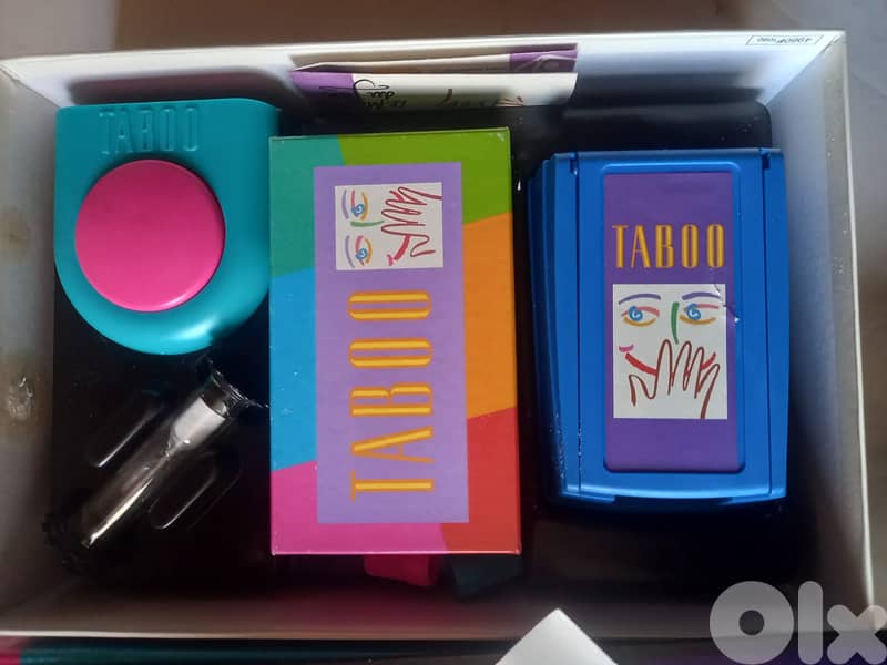 Taboo MB Jeu de société 1990 LE JEU DES MOTS INTERDITS 1