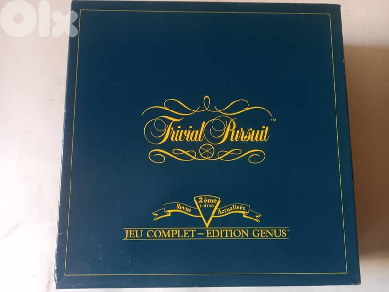 Vintage 1981 Trivial Pursuit Master Board Game Genus Edition 0