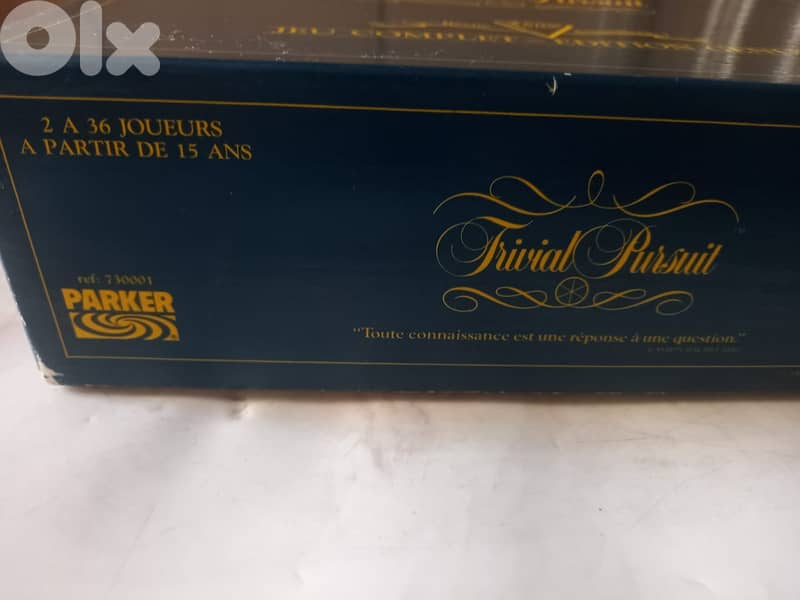 Vintage 1981 Trivial Pursuit Master Board Game Genus Edition 1