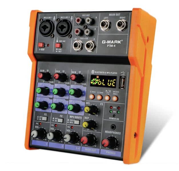 G-MARK AUDIO Mixer G-MARK PTM-4  Bluetooth Professional Portable 0