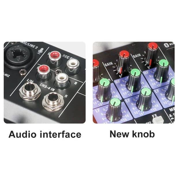 G-MARK AUDIO Mixer G-MARK PTM-4  Bluetooth Professional Portable 7