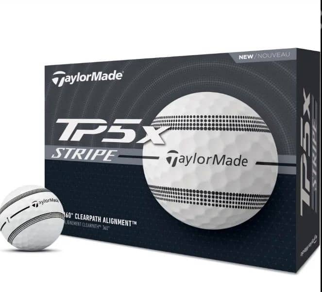TaylorMade TP5x Stripe Golf Balls 0