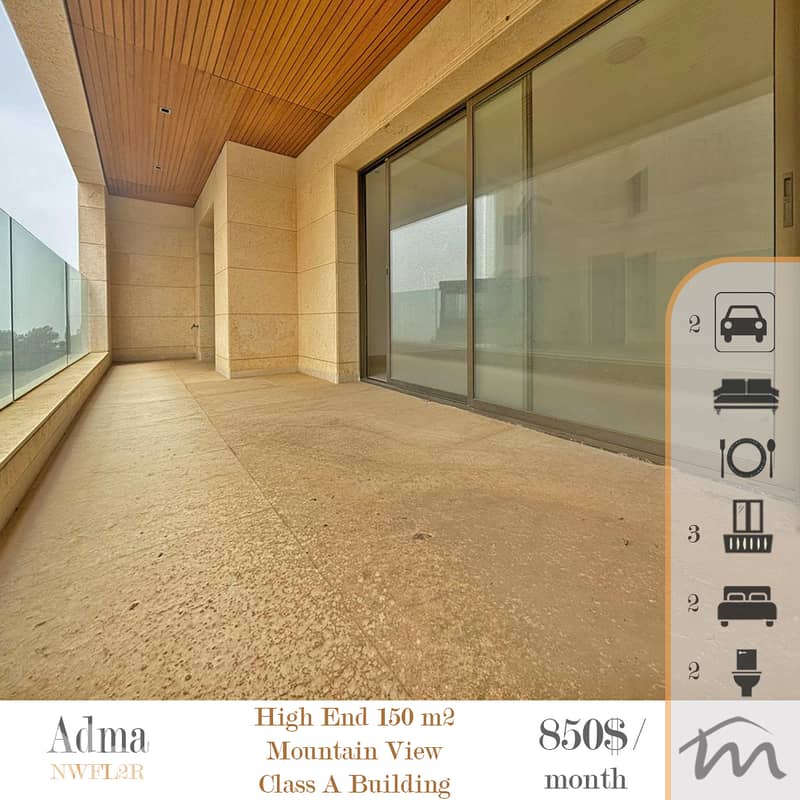 Adma | Brand New 2 Bedrooms Apt | Class A BLDG | 2 Underground Parking 0
