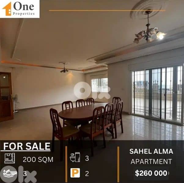 APARTMENT FOR SALE IN SAHEL ALMA 0