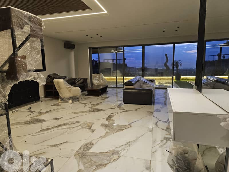 APARTMENT FOR SALE IN MANSOURIEH PRIME(250SQ)FULLY FURNISHED,(MOR-110) 0