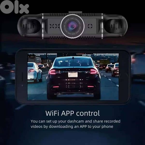 WiFi Dash Cam HR2501 Four Lens Panoramic 1