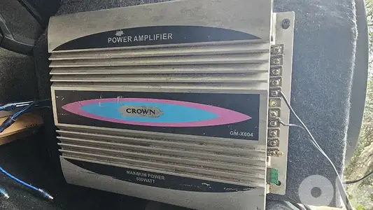 amplifier + subwoofer + speakers