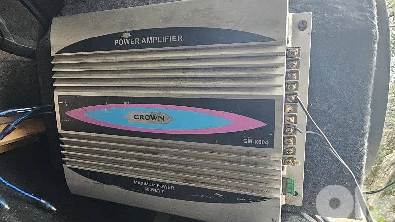 amplifier + subwoofer + speakers 0