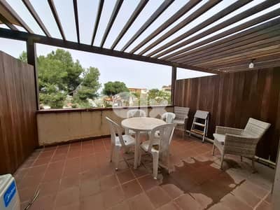 L18045 - Studio Chalet With Sea View For Rent in a Resort in Kaslik