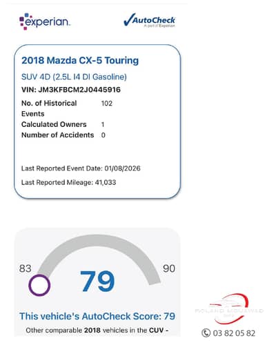 MAZDA CX5  - TOURING AWD 2018