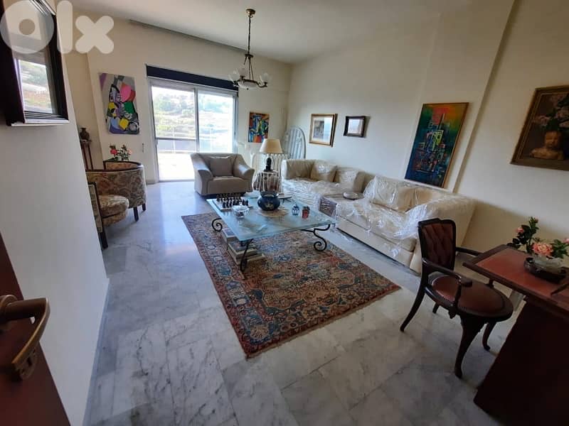Furnished Apartment for rent in Naccache with sea view. 0
