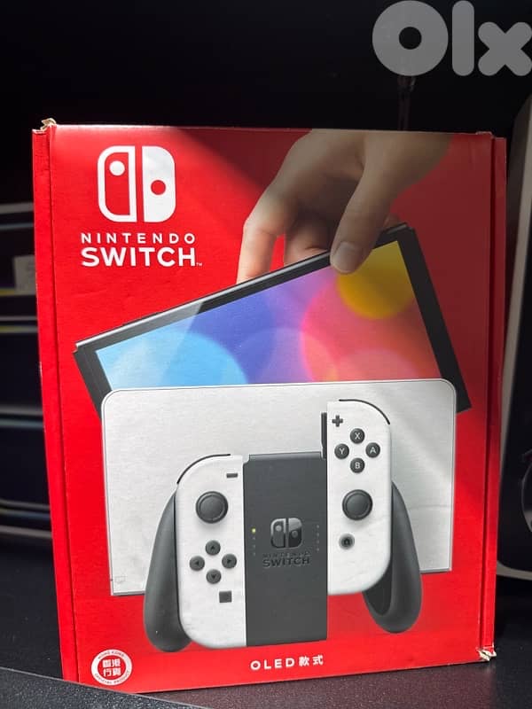nintendo switch oled almost new 0