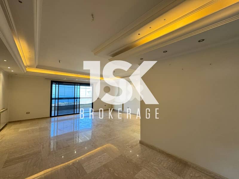 L21011 - Exclusive! Spacious Apartment For Sale in Ain Saadeh 0