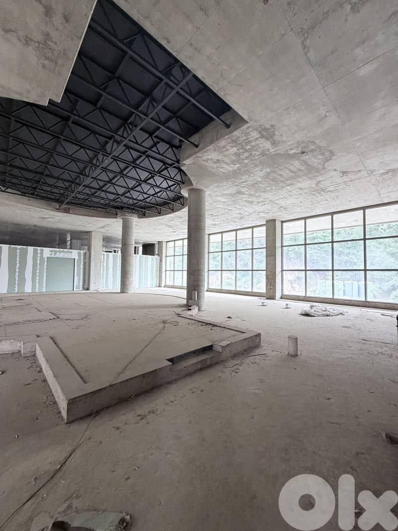 Showroom for Rent in Bsalim – Prime Open Space, Core And Shell 0