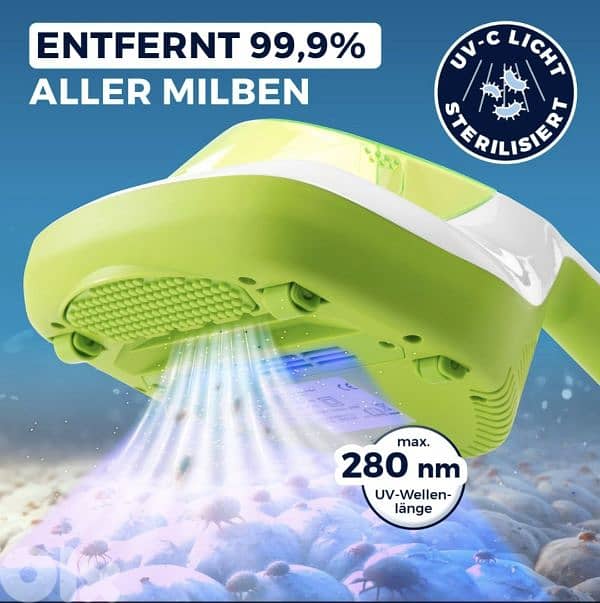 CLEANmaxx Mite Vacuum CleanerRemoves 99.9% of All Mites  & allergens 2
