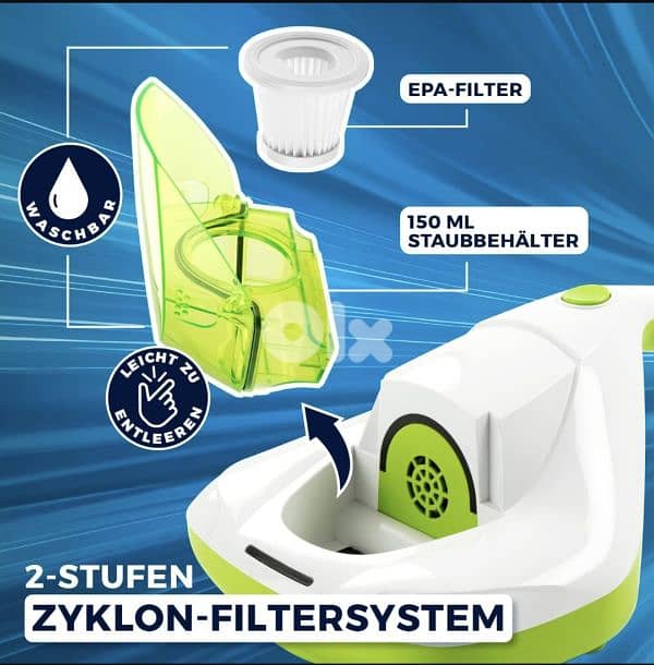 CLEANmaxx Mite Vacuum CleanerRemoves 99.9% of All Mites  & allergens 6