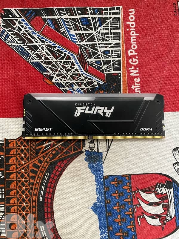 8GB RAM DDR4 Kingston Fury Beast DDR4 3200 Mhz 0