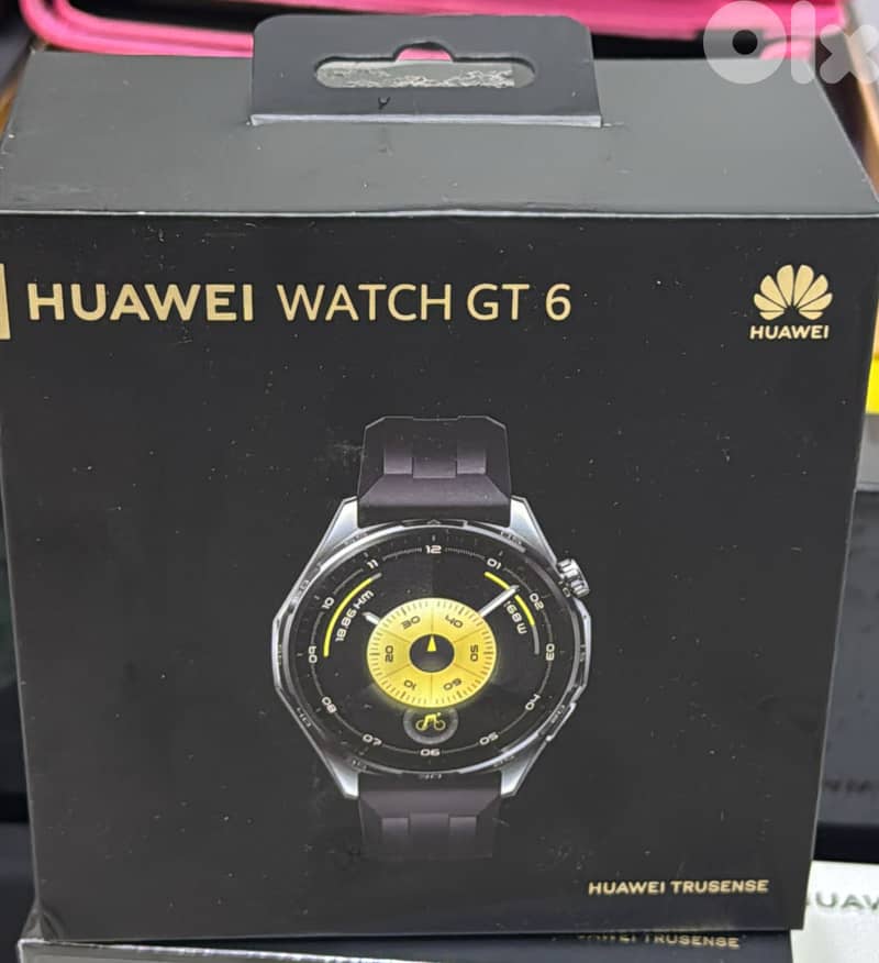 Huawei Watch Gt 6 46mm Silicone Black Strap 0