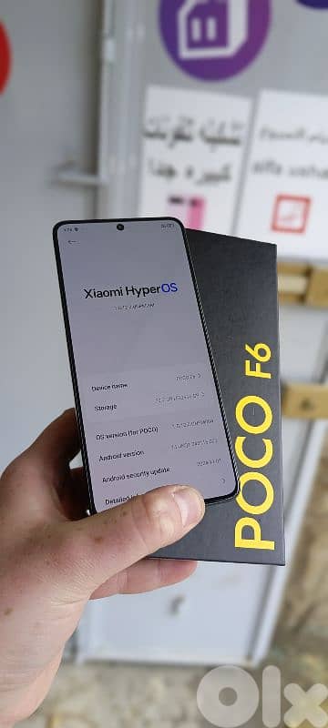 poco f6 12/512 like new 1