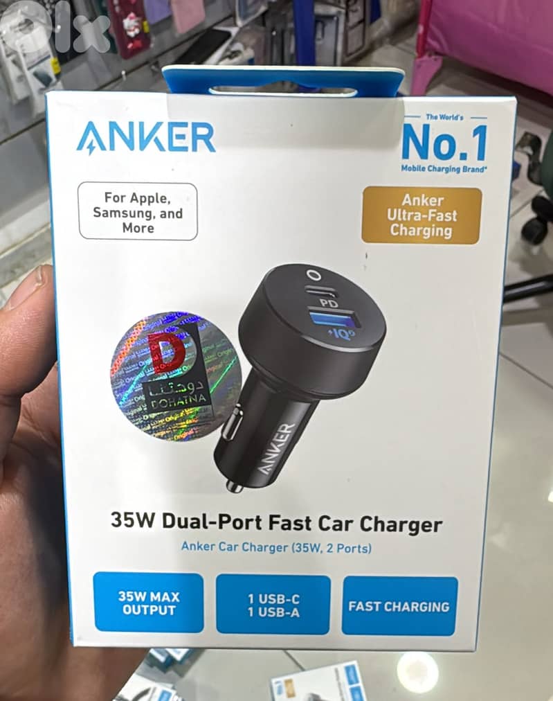 Anker Powerdrive pd+ 2 35w dual port A2732HF1 0