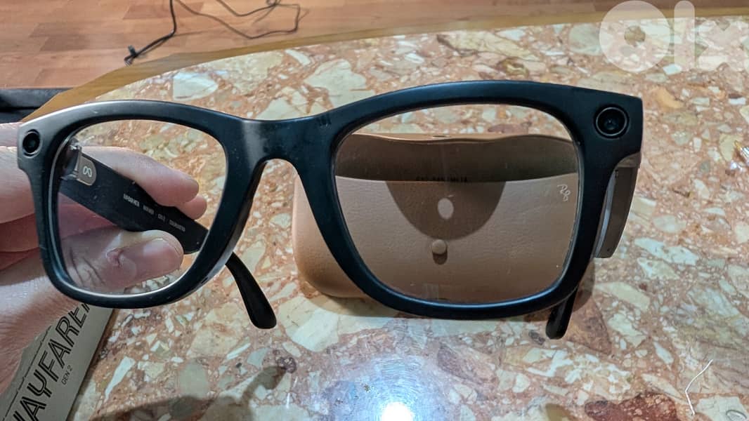 Rayban Wayfarer Meta AI glasses Gen 2 matte black transition lenses 3