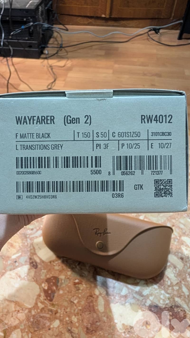Rayban Wayfarer Meta AI glasses Gen 2 matte black transition lenses 0