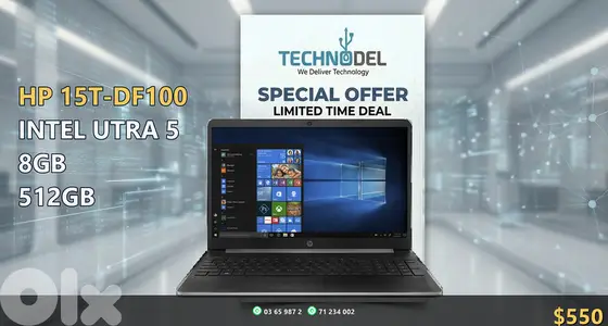 HP 15T-DF100 15.6"