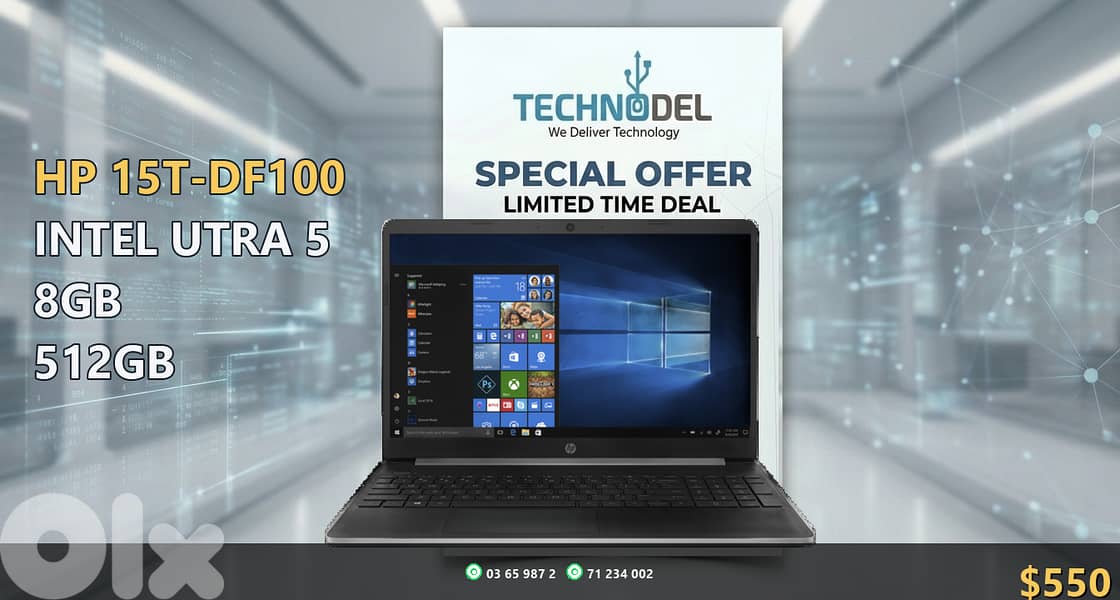 HP 15T-DF100 15.6" 0