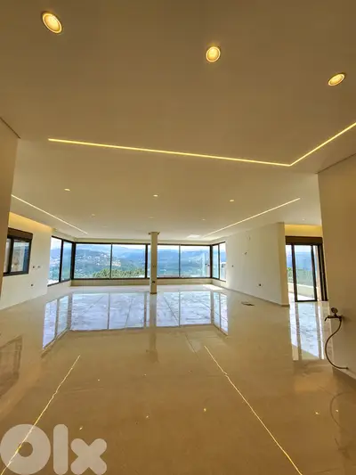 275 SQM Luxurious Apartment in Broumana (Ouyoun) + Mountain View