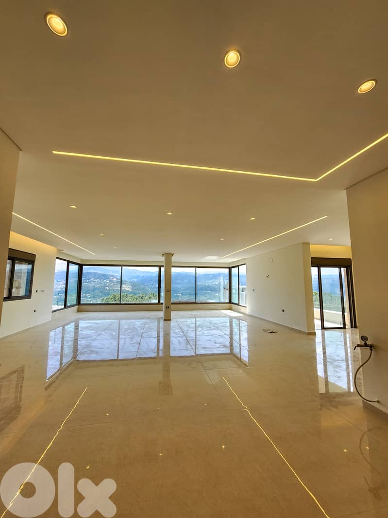 275 SQM Luxurious Apartment in Broumana (Ouyoun) + Mountain View 0