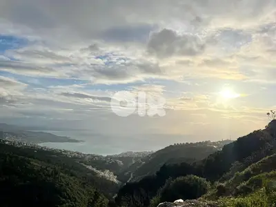 1463 SQM Land For Sale in Kfour with an Amazing Sea View